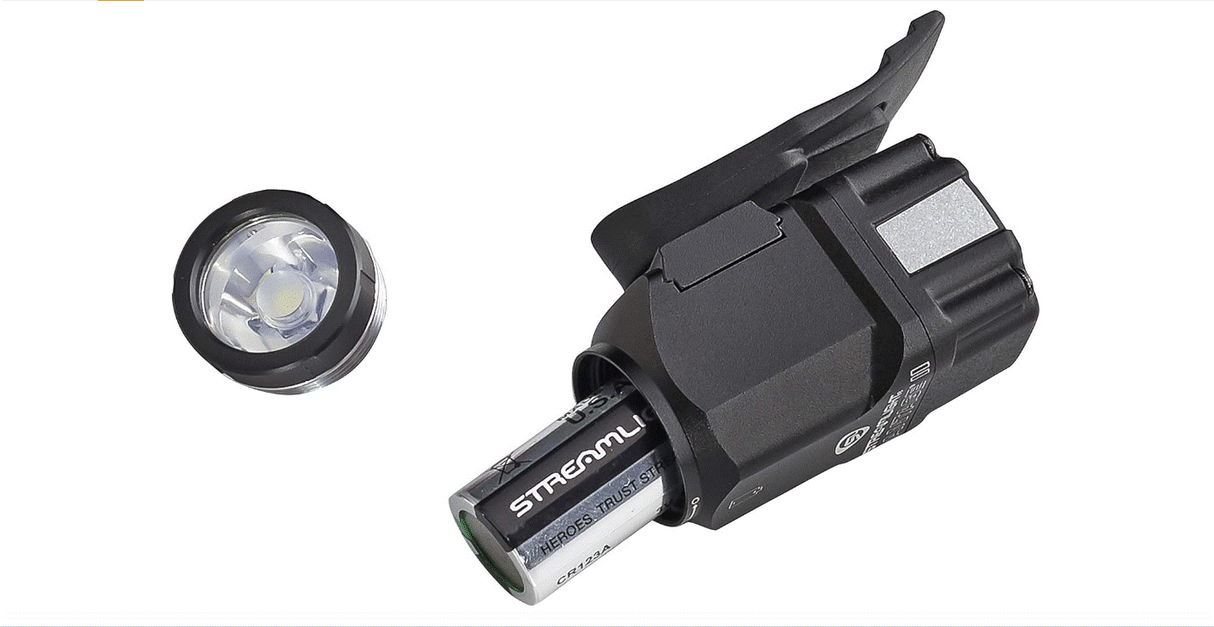 Streamlight Industrial Hard Hat Mount W/1 CR123A Battery (69333)