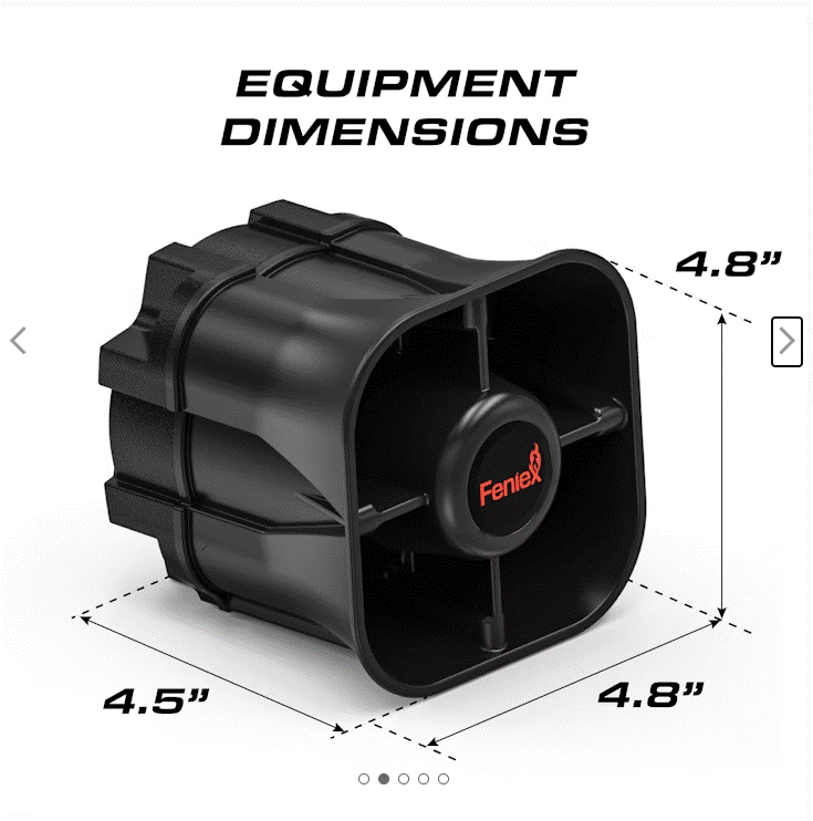 Feniex Sirens S-5018 Titan 30W + Siren