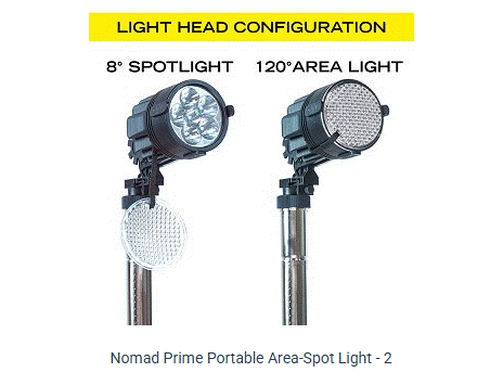 Nomad Prime Portable Area-Spot Light (200-800)