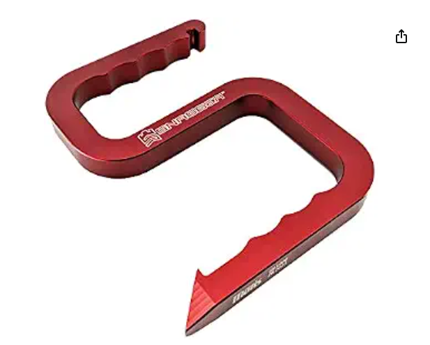 Motis - Snagger Tool for Firefighting, a Powerful Multi Tool Firefighter Gear, Firefighter Tools, Red(MFR-2021)
