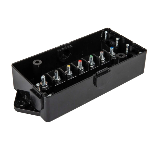 Polypropylene Electrical Junction Box With 7 Terminals Part # (5601100)