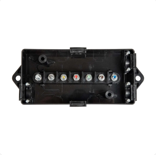 Polypropylene Electrical Junction Box With 7 Terminals Part # (5601100)