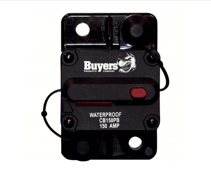 150 amp circuit breaker w/manual push to trip reset Part # (CB150PB)