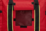 Line2 54400 Firefighter jumbo turnout gear bag with reflective trim and maltese cross