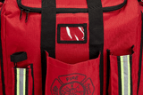 Line2 54750 Firefighter XXL turnout gear bag with yellow reflective trim