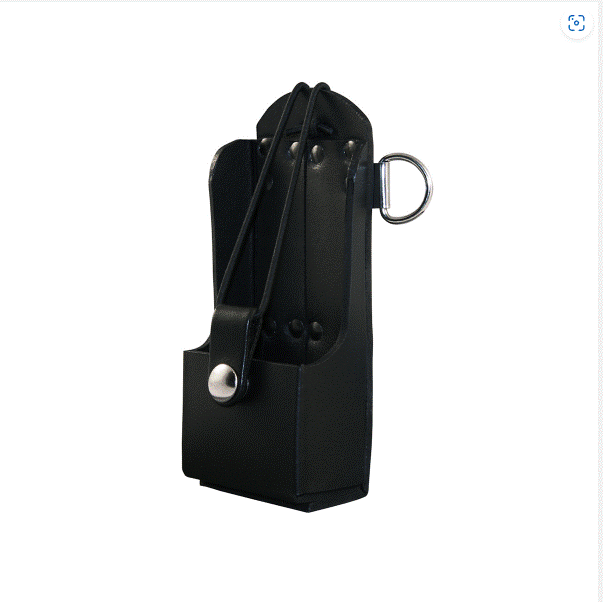 Boston Leather 5473RC – Firefighter Universal Radio Holder with 1.5″ x 3″ Short Bucket with High Back