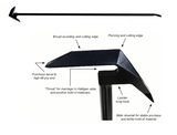 Leatherhead Flat Black Lockwood Hook with Halligan Fork
