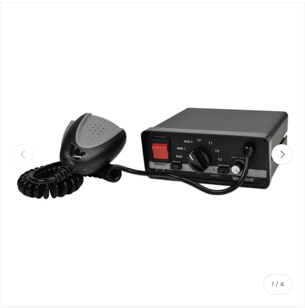 Whelen Sirens Siren Amplifier with 17 Scan-Lock Siren Tones