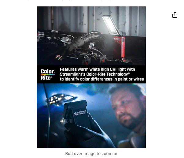 Streamlight Flipmate Includes USB Cord-Box Red or Blue