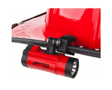 Night Stick Helmet Light with Helmet Mount: 360 lm Max Brightness, 4.5 hr Run Time at Max Brightness, Red, Spot Item#XPP-5465R