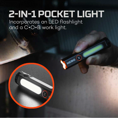 Nebo Mini Larry 500 RC Pocket Light